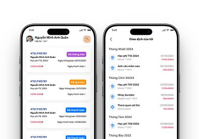 Học phí & Lịch sử thanh toán